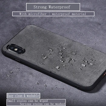 

leather case For Xiaomi Mi 8 MI 9 se A2 Lite Mix 2S 3 Max 3 Suede leather Soft TPU Edge Cover For Redmi Note 5 6 Pro 6A capa