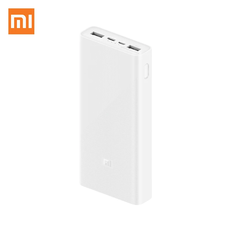 Внешний аккумулятор Mi Xiaomi 20000 мАч 3 типа C поддержка двухсторонней быстрой зарядки