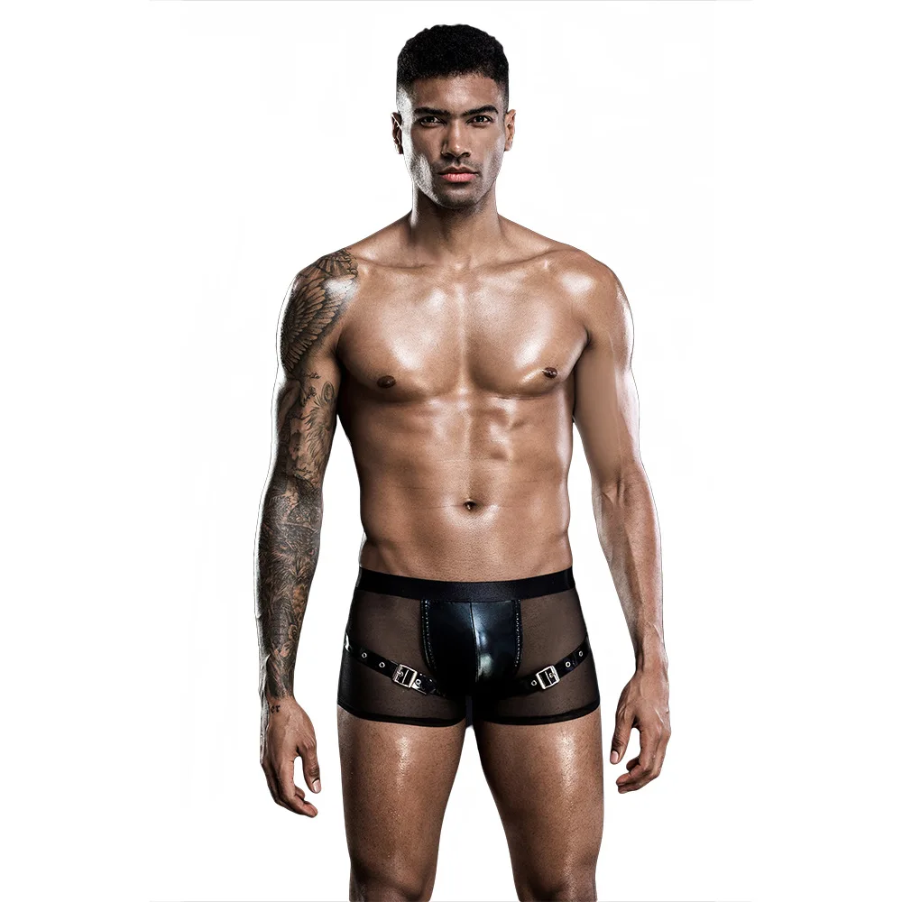 

Wholesale Mens Sexy Lingerie Lace Boxer Briefs Man Sexy Underwear Male Fliter Naugty Wear