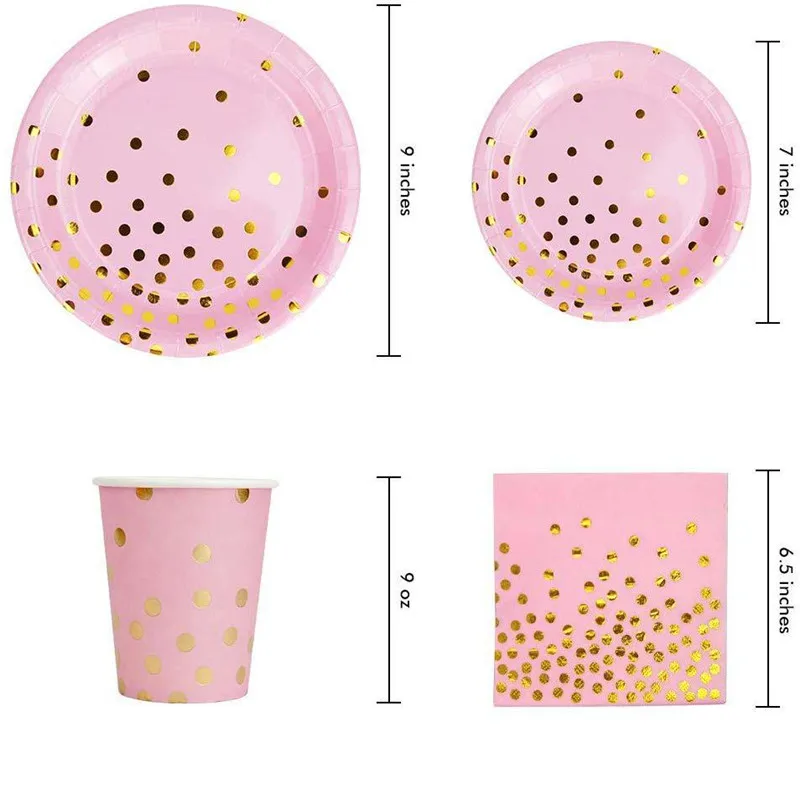 Plate paper cup paper cup set (5)