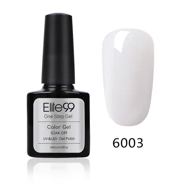 Elite99 10ml One Step Gel Polish 3 In 1 Keine Notwendigkeit Top Basis Mantel Reine Farbe Gel Lack Semi permanent Nagellack UV Gel Lack