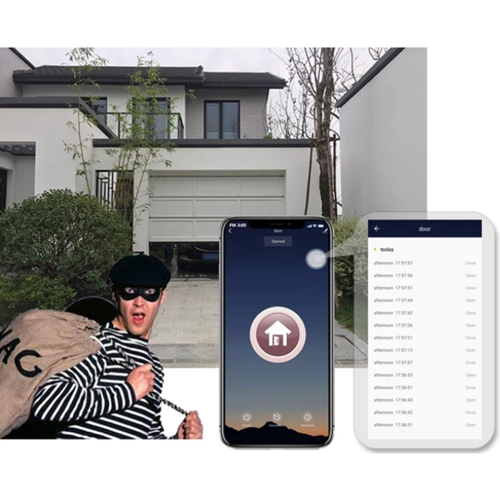 Opener Memory Remote Control Car WIFI Garage Door Switch APP Wireless Auto Home Convenient Smart Timing Real Time