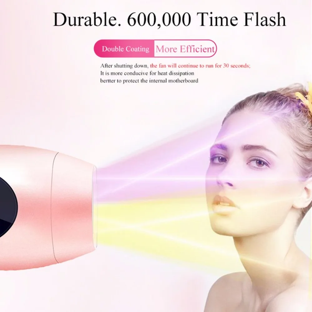 Лазерный эпилятор с цифровым экраном, устройство для удаления волос, подмышек, индивидуальная часть фотона, инструмент для удаления волос, домашний безболезненный