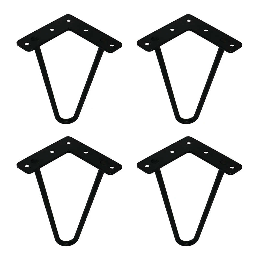 

4PCS/Set Sofa DIY Stable Handcrafts U Shape Desk Leg Screw Fixing Table Modern Iron Frame Furniture Accessories Home Anti Rust