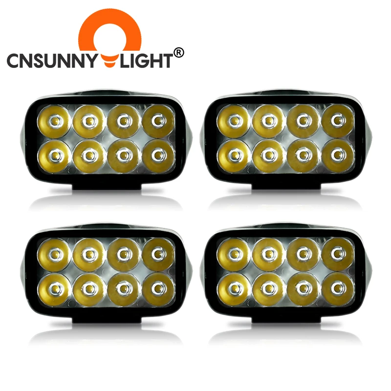 CNSUNNYLIGHT 4 шт. 5 дюймовый светодиодный прожектор для внедорожника точечный луч
