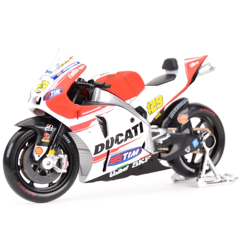Maisto 1:18 GP гоночный Desmosedici RR заводской гоночной команды 04# сплав под давлением модель мотоцикла Игрушка - Цвет: 2015 Ducati 29