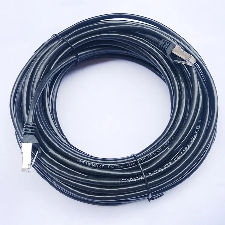 

1m/2m/3M/5m/40m100M RJ45 Ethernet Cables 8Pin Connector Ethernet Internet Network Cable Cord Wire Line Blue Rj 45 BLACK