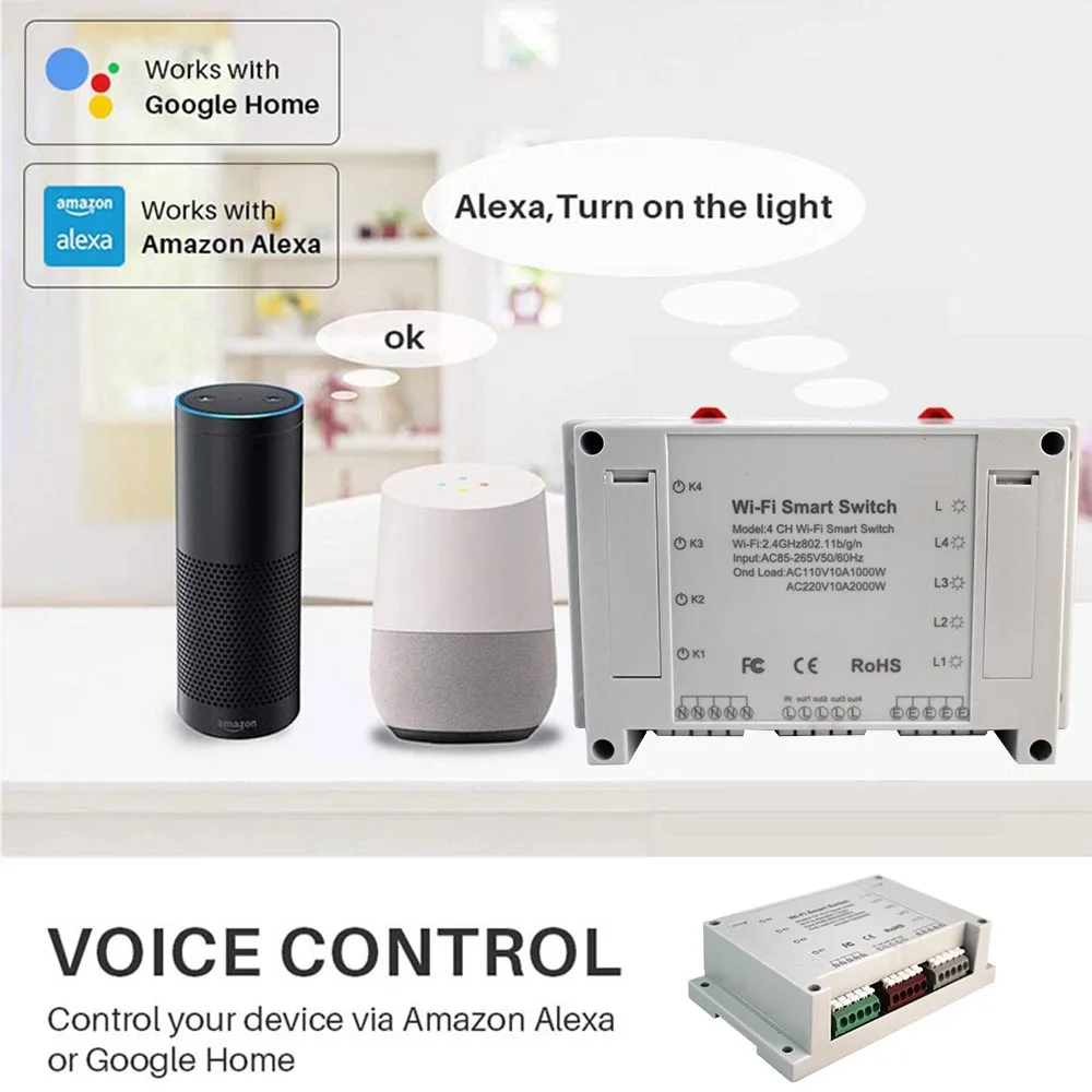 ok google turn on my light