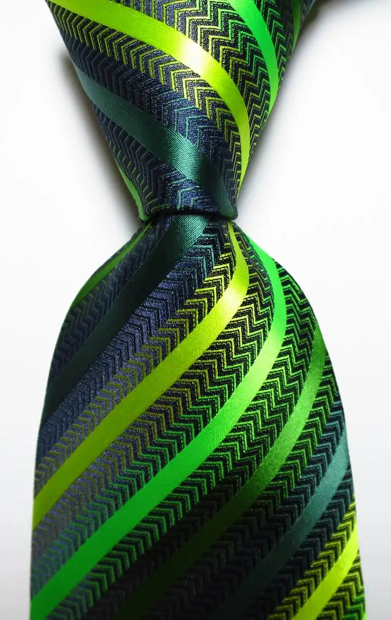 Neck Tie Men's 9cm Silk Necktie Set Striped JACQUARD WOVEN