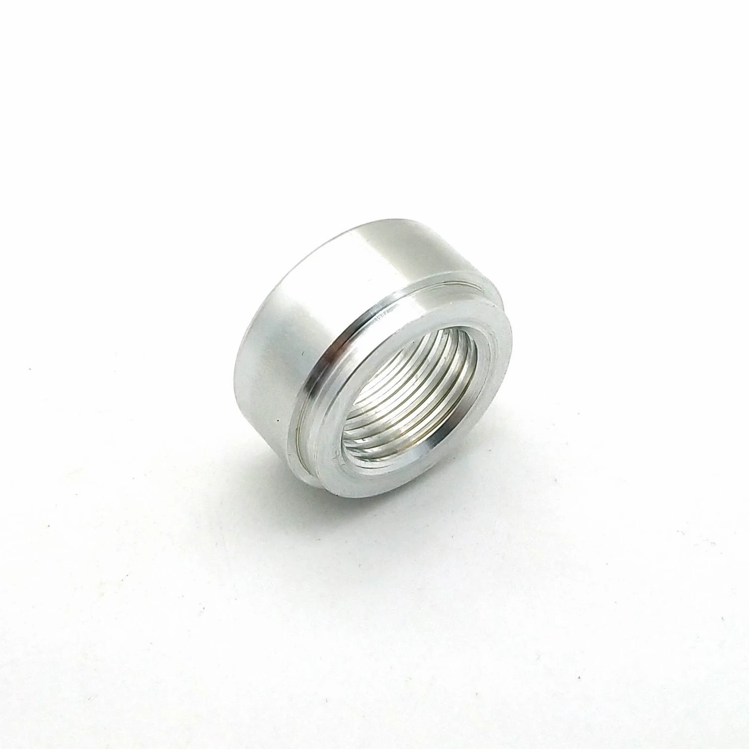 Hose Fitting Adapter 1/4 NPT 1/2NPT 3/8NPT 1/8NPT M16 M18 Thread Female Aluminum Weld Connector Nut On Bung Fitting Adapter Auto Part