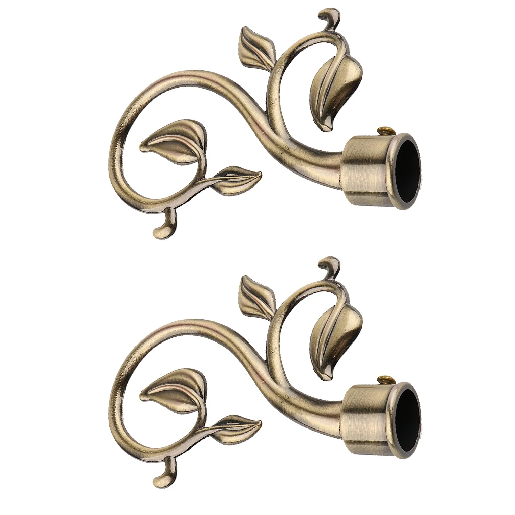 1 Pair Decorative Curtain Drapery Rod/Pole Finials Ends for 22mm Curtain Poles