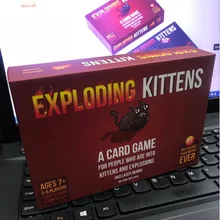 Настольные игры котенок оригинальное издание красная коробка черная коробка NSFW издание семейные вечерние карты для детей
