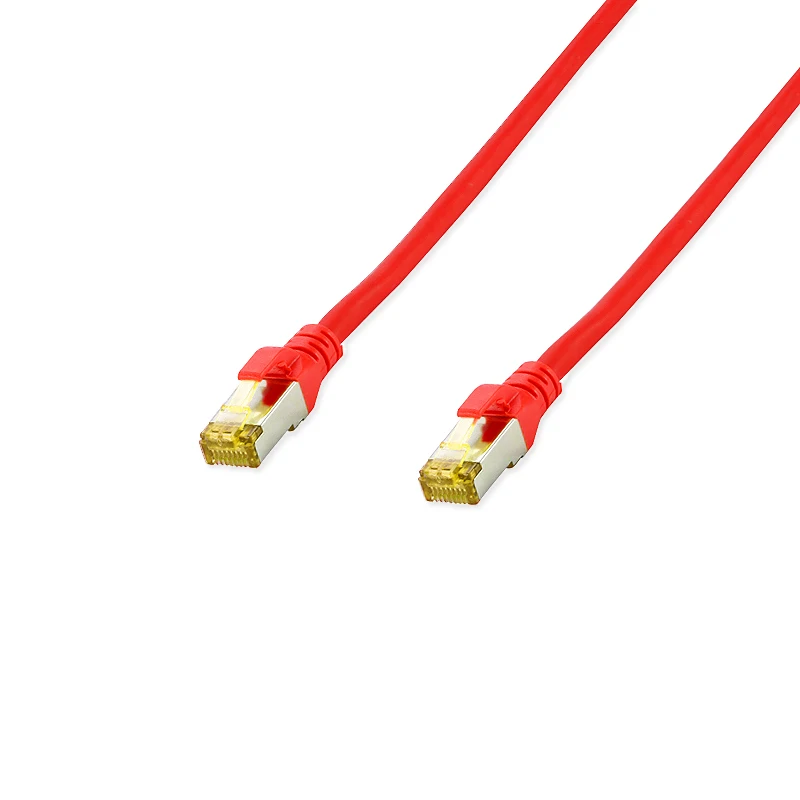 Pacote 10gigabit 500mhz Rj45 Ethernet Cat6a Sftp Cabo de Remendo Rede Cat 6a Cabo de Remendo Lsoh Protegido 0.25 0.5 5m 12 Unidades - Imagem 3