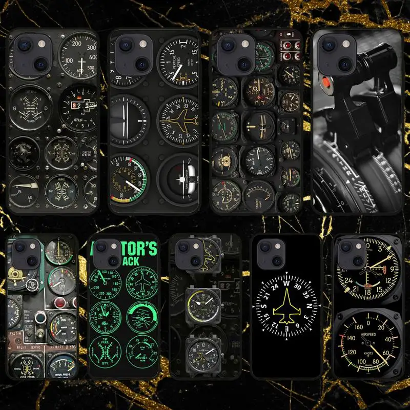 Iphone Case Cockpit Instrument Iphone 13 Pro Aviation Case Phone Case Iphone 11 Aliexpress