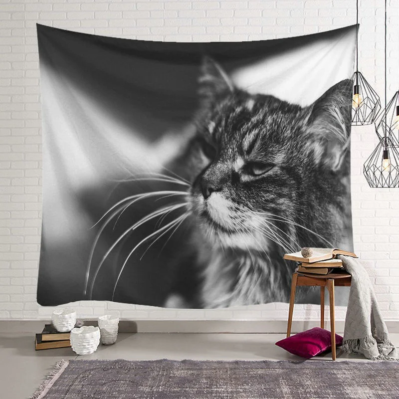 

Гобелен в виде животных, искусственный медведь, мультяшный настенный гобелен для детской гостиной, спальни, Декор