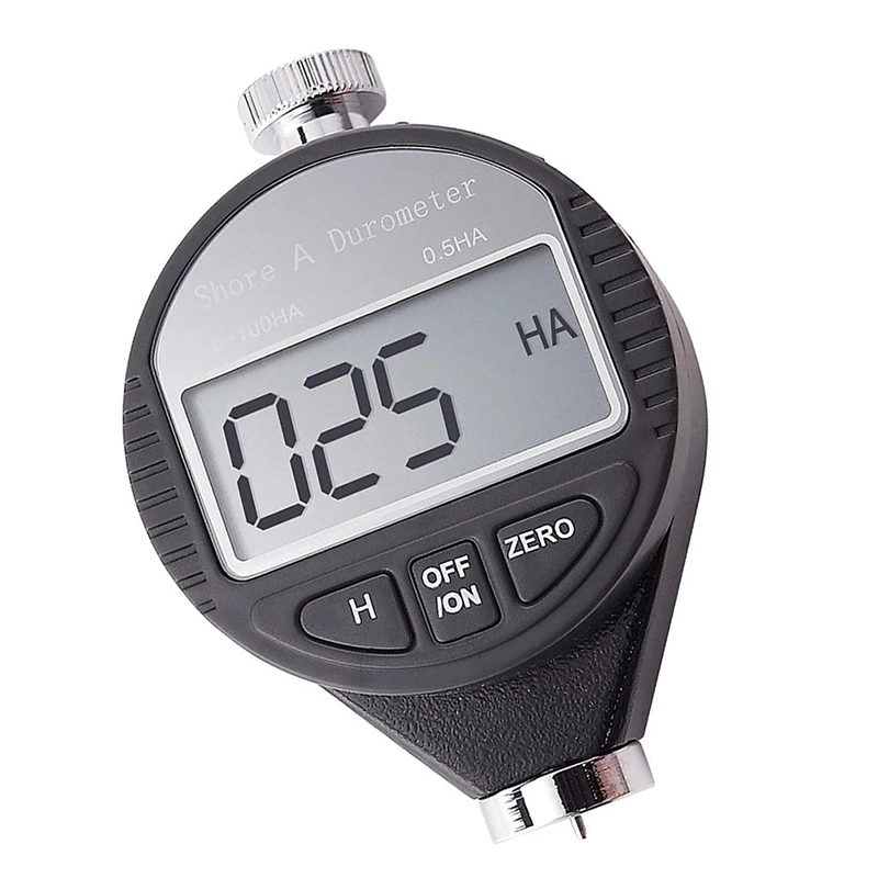 NEW Digital Hardness Durometer Tester 0-100HA Shore A LCD Meter For Rubber Plastic Leather Multi-grease Wax Wholesale