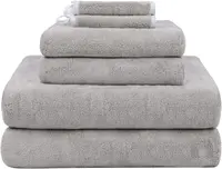 Sinland Ultra Absorbent Household Microfiber Bath Towel Face Hand Towel Set Bathroom Shower Spa For Home Hotel Adults 1