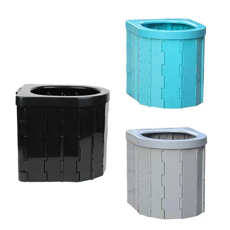 3 Colors Vehicle-mounted Portable One-piece Folding Toilet Emergency Toilet Chair Used For Self-driving Camping Outdoor