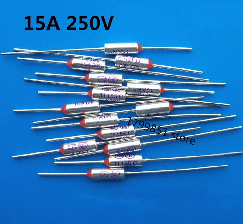 5PCS 10PCS / Metal Thermal Fuse RY TF 140 250 165 235 157 Degrees 140C