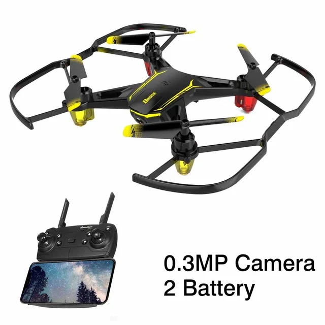 0.3MP 2 BATTERY Дрон GW66 мини Дрон wifi FPV Дроны с камерой RC вертолет Квадрокоптер с дистанционным управлением Дрон Игрушки для мальчиков Дети - Цвет: 0.3MP 2 BATTERY