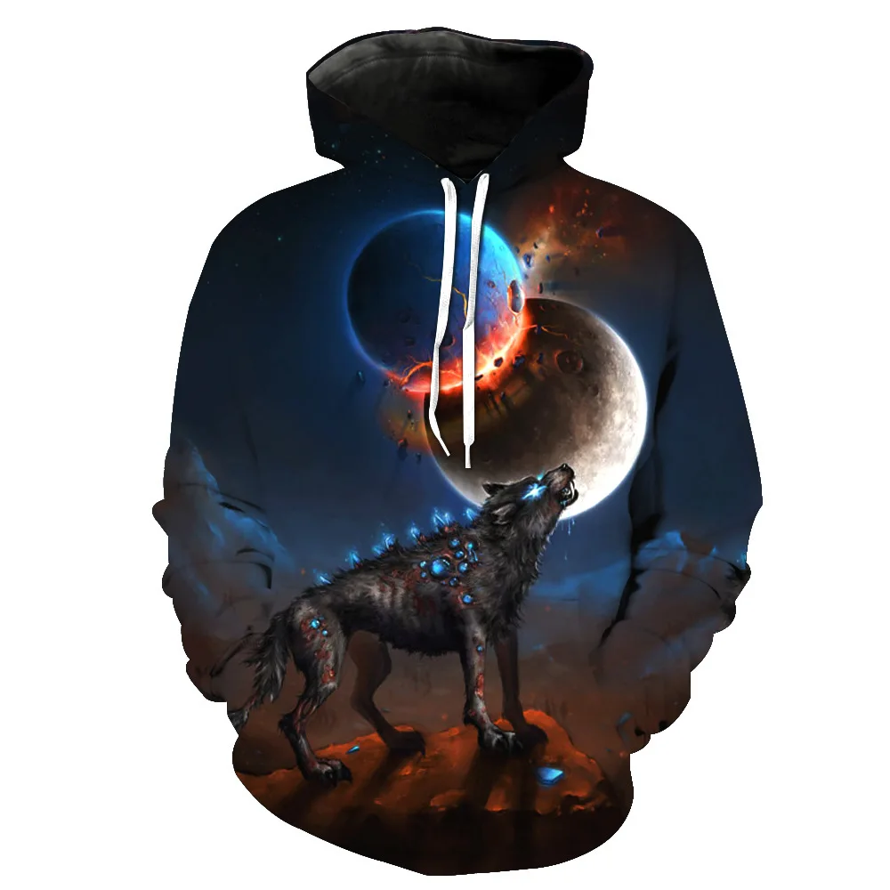 Новинка животное 3D цифровая печать с капюшоном Кепка hoodieexplosion Money