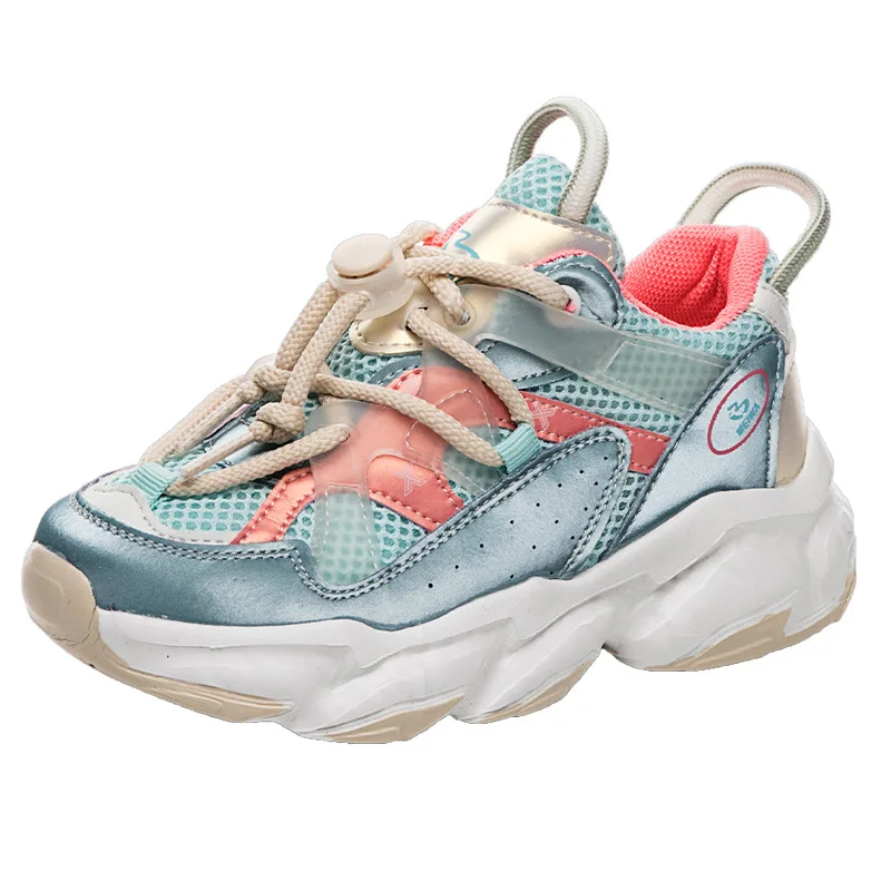 

Детские кроссовки, коллекция 2021 года, Лоскутная мягкая подошва из ЭВА, дышащая детская модная обувь, нескользящая, весна-осень, кроссовки на шнуровке для малышей