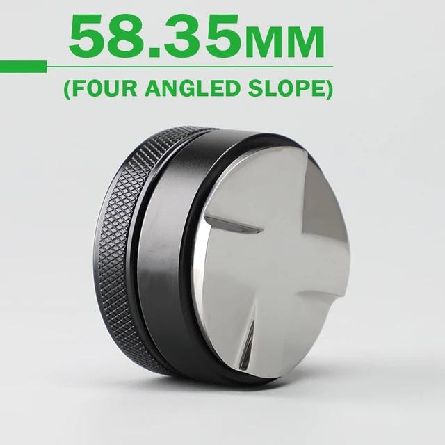 Coffee Tamper 51/53/58/58.35MM  304 Stainless Steel Coffee Distributor Coffee Powder Hammer Convex Base Coffee Accessories 58.35mm