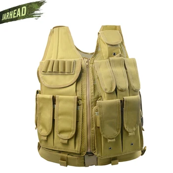

Military Hunting Tactical Vest Multi-Function Individual Load Carrier Outdoor CS Game Paintball Airsoft Vest Military Equipment