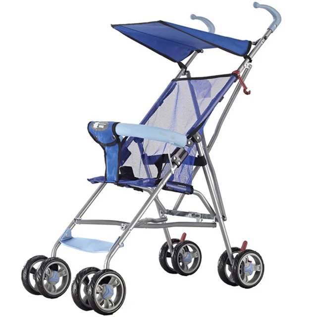 

2019 New Baby stroller light weight Travel system children stroller for newborn Can sit and lie can on the plane gold stroller