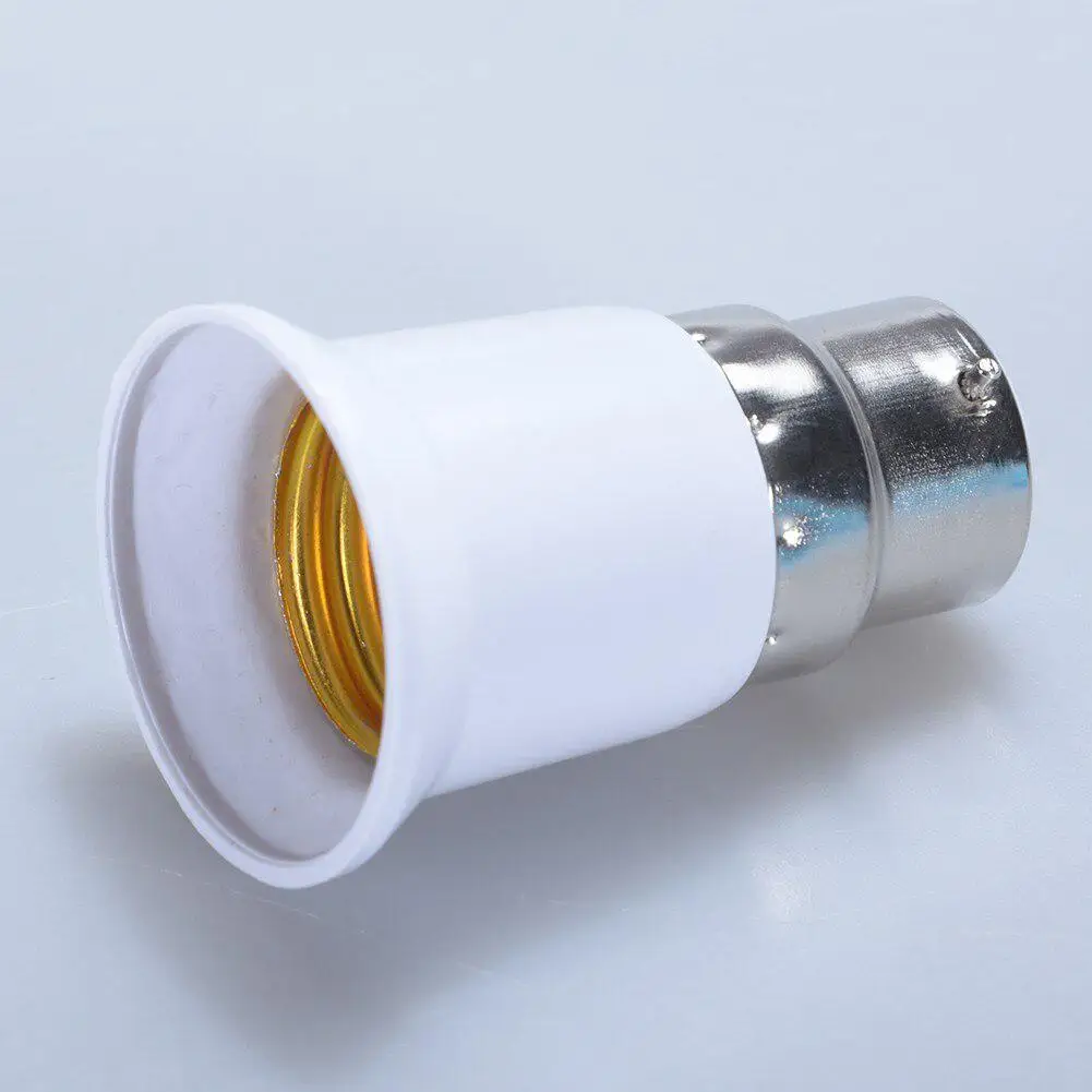 B22 Om E27 Licht Lamp Socket Base Converter Edison Schroef Naar Bajonet Cap