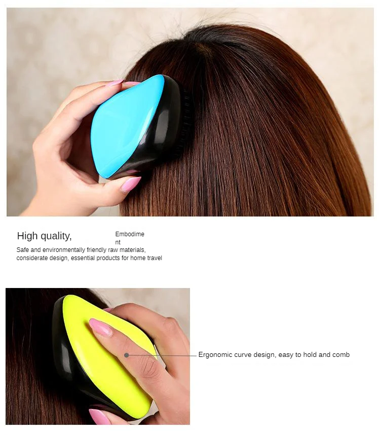 Manufacturers Direct Selling Anti-static Massage Combs Plastic Tangle Teezer Hairdressing Comb TT Comb Portable Models Wholesale