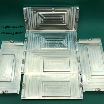 

Digitizer display sreen oca glue cleaning mold for s9 plus g965 lcd touch screen in frame removing glue aluminum mold