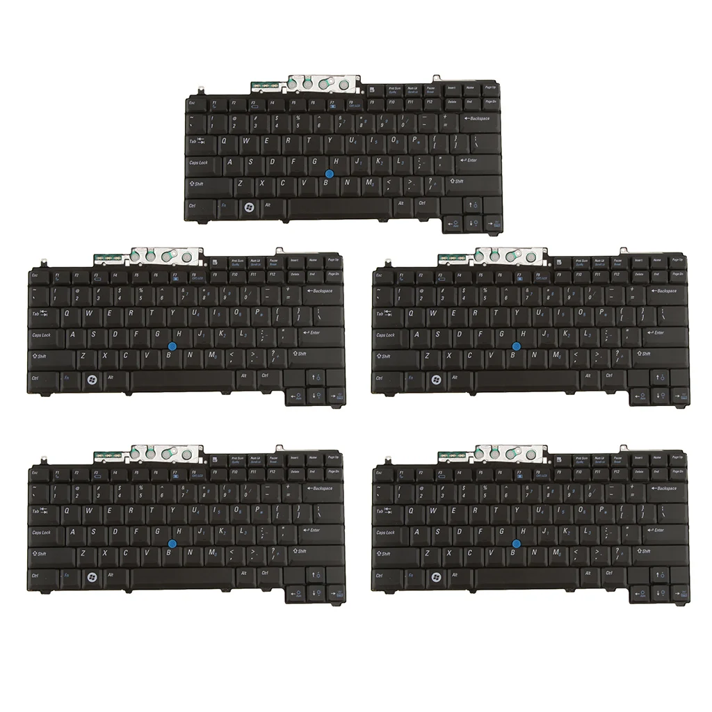 

5 Pack US Layout Laptop Replacement Keyboard for Dell Latitude D620 D630 D820 D830 Precision M65 DR160 0DR160 Keyboard Brand New