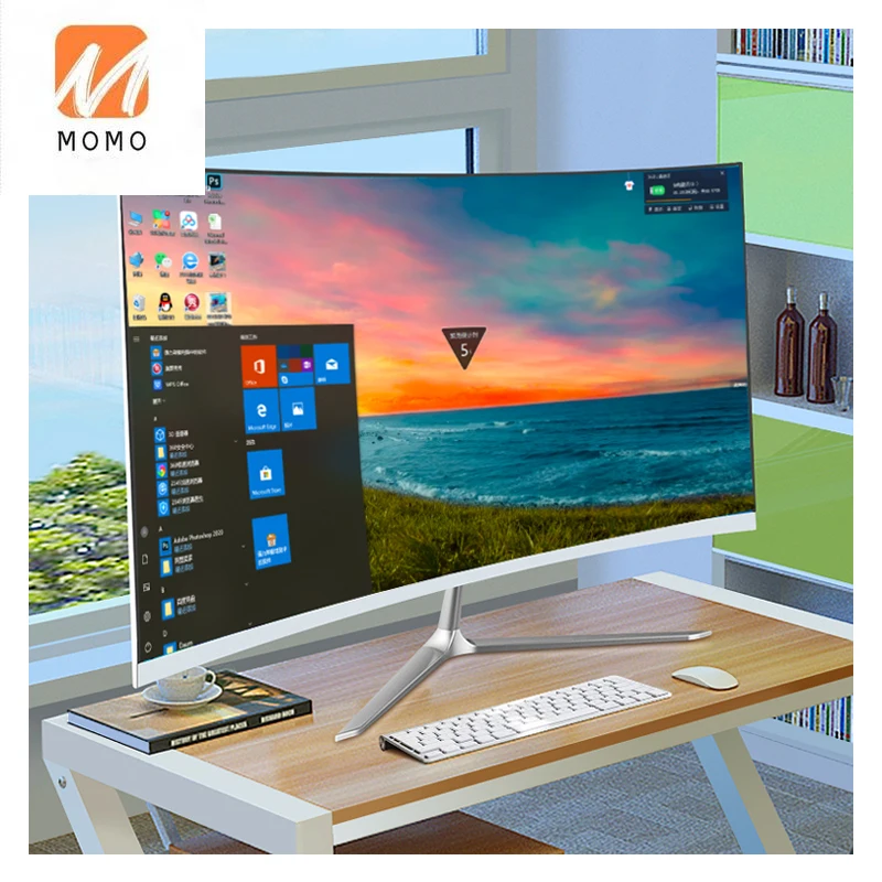 I3 4G 1tb 24inch Full Screen All In One Desktop Computer Gaming PC Set Computer All-In-One PC