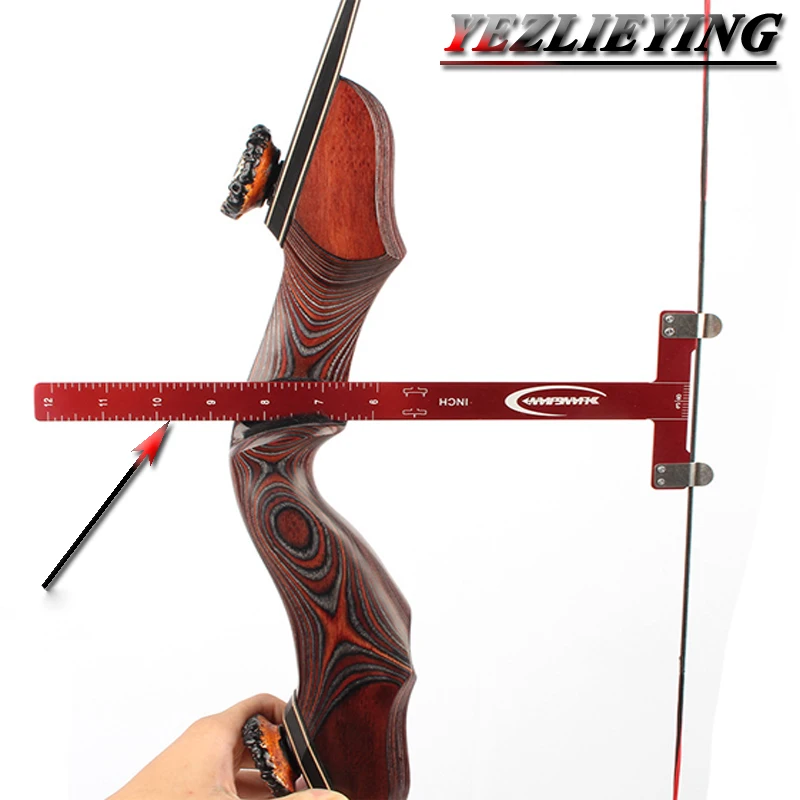 

Archery Recurve Bow T Square Ruler Measurement Quick Arrow Nocking Points Compound bow Precision Measurements