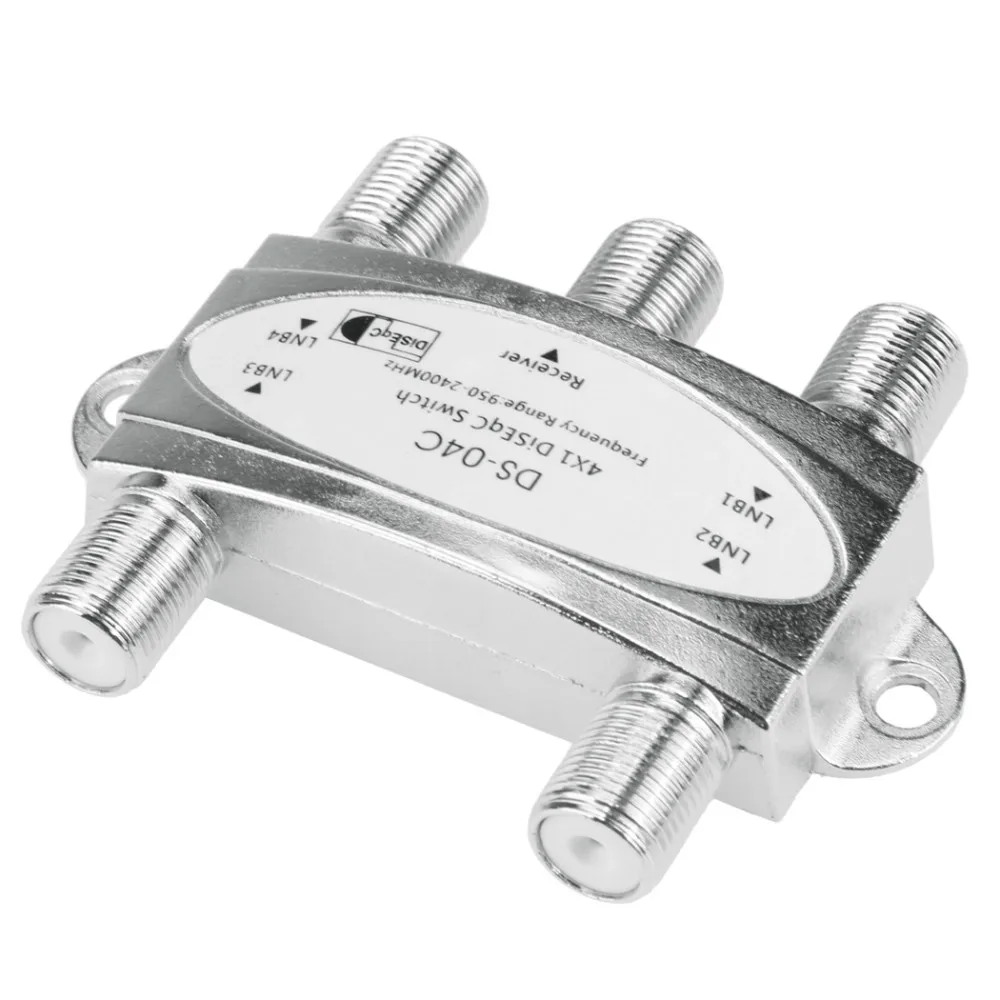 Wideband 4x1 DiSEqC 2 0 Модель 4x1W Премиум спутниковый переключатель FTA Dish LNB