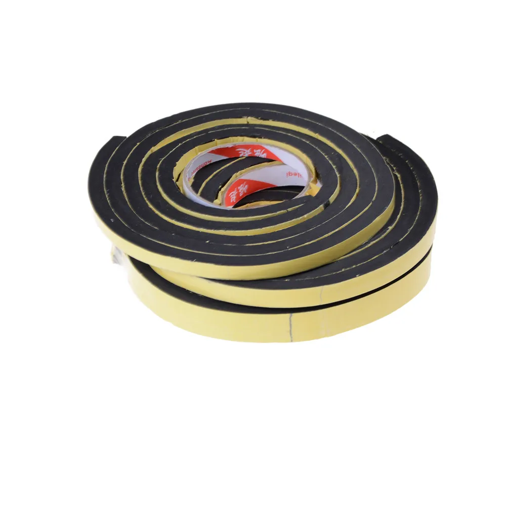 2 Meter Window Door Foam Self Adhesive Draught Excluder S p Sealing Tape Adhesive Tape Rubber Weather S p 10mm Thickness