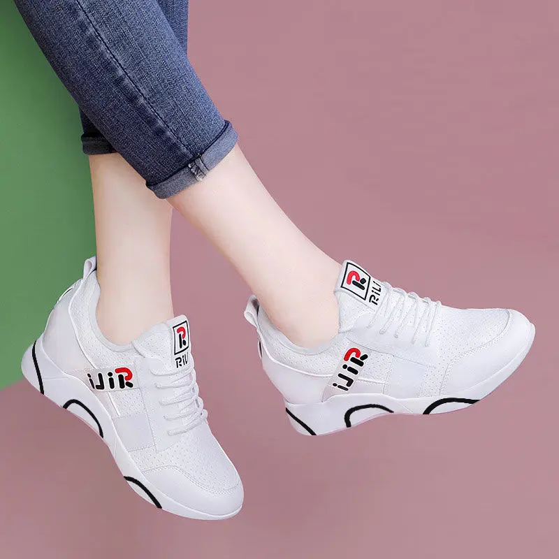 

Athletic Shoes Women's 2019 Summer New Style Korean-style Ulzzang Casual Harajuku Breathable Versatile White Running WOMEN'S Sho