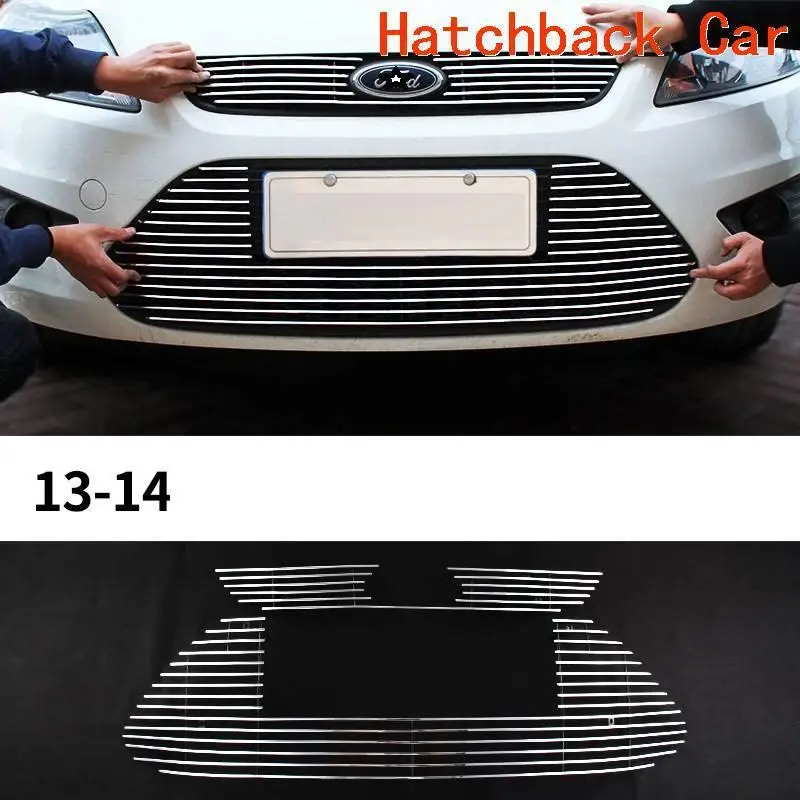 Number 5 Модифицированные автомобильные стильные персонализированные внешние Автоаксессуары Аксессуары для автомобилей гоночные грили 13 для Ford Focus - Цвет: Number 5
