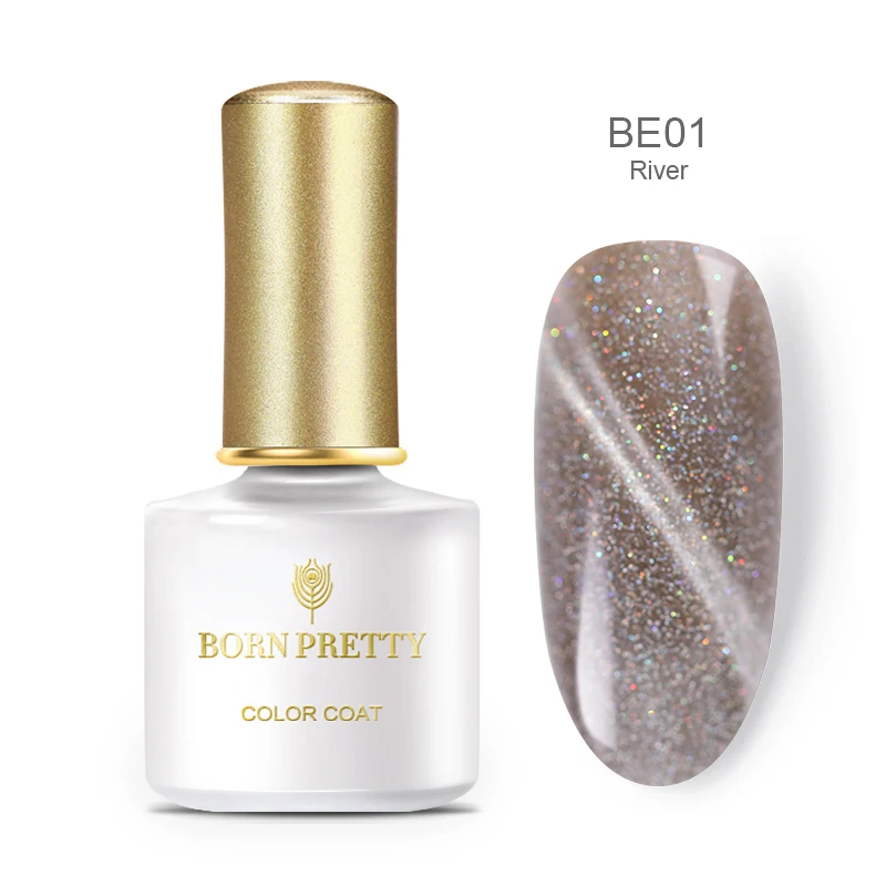 BE01 BORN PRETTY эффект кошачьих глаз Гель-лак для ногтей замочить от полупостоянного УФ светодиодный 5D Магнитный Гель-лак 6 мл 50 цветов DIY маникюр - Цвет: BE01