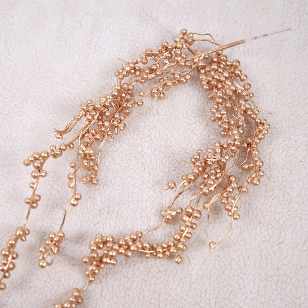 

5Pcs Berry Branch Party Props Floral Ornament for Party Dinner Friend
