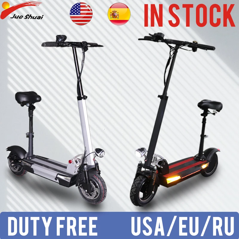 Новый электрический скутер 100 км с сиденьем 48V500W мощный задний