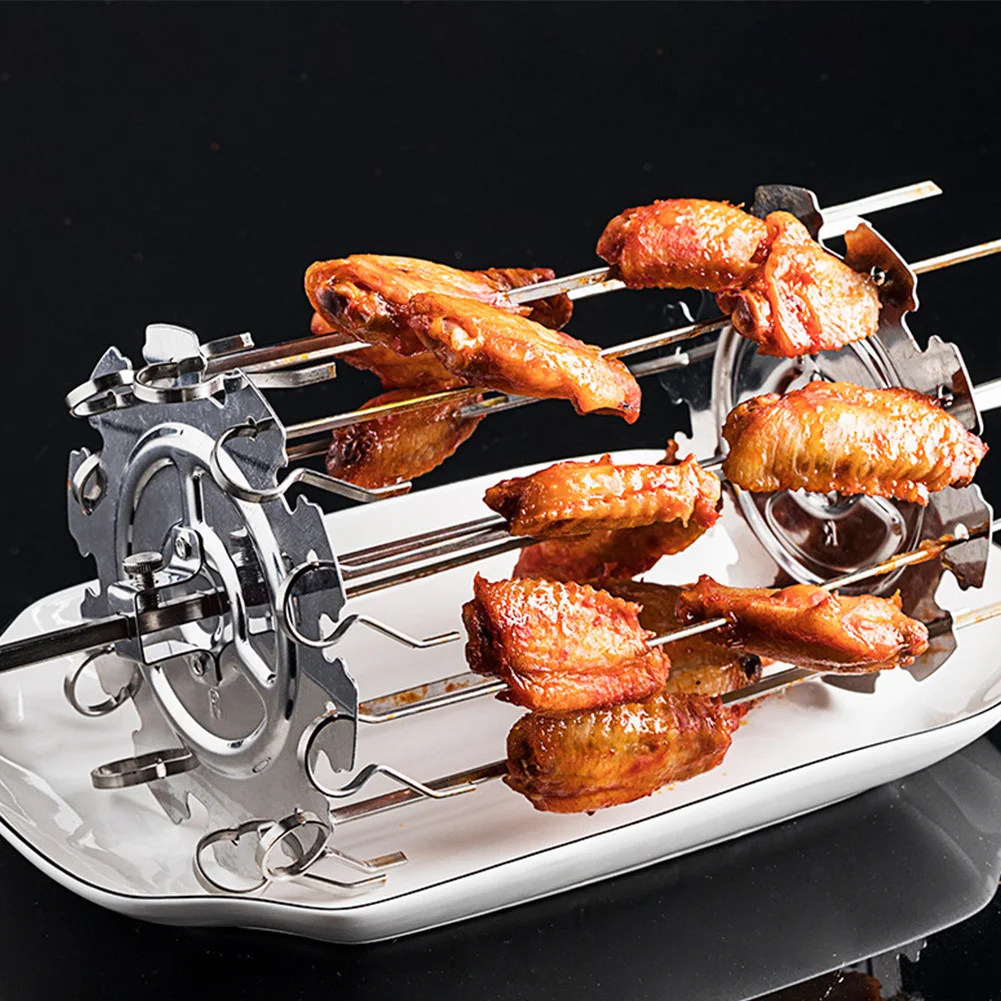Прочный кебаб клетка серебряные аксессуары Brochettes духовка нетоксичный производитель шампур барбекю жаровня инструменты из нержавеющей стали