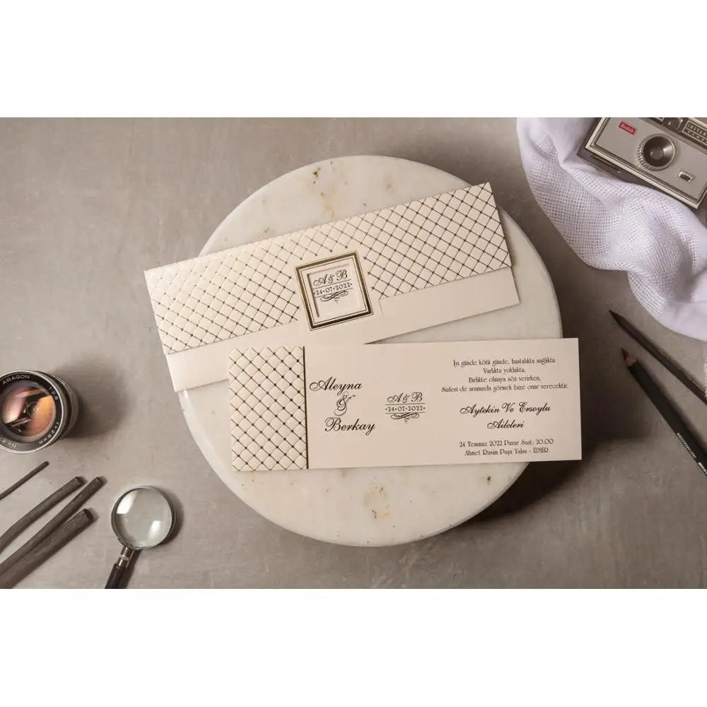 Laser Cut Luxury Wedding Invitations Cards Elegant Bridal Shower Gift Greeting Card Kits kod:8268 | Дом и сад