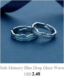 Sole Memory Cool Fresh Literary Twig Simple Cute 925 Sterling Silver Female Resizable Opening Rings SRI433