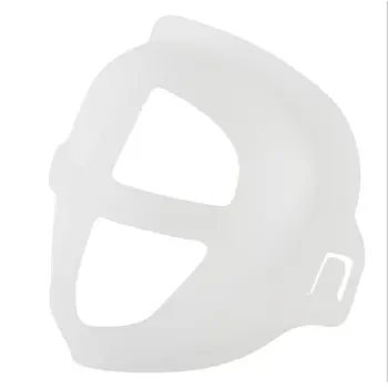 

3D mask holder inner support bracket for breathing increase breathing space lipstick protection Transparent