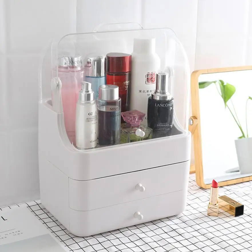 

NEW Makeup Organizer Drawers Plastic Cosmetic Storage Box Jewelry Container Make Up Case Makeup Brush Holder Organizers