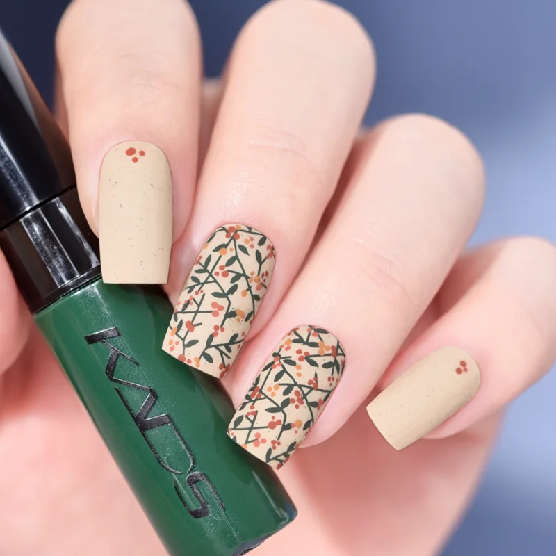 KADS Nail Stamping Polish 7ml Nail Art Printing Oil For Stamp Plate 47 Colors Gold Silver Black White Lacquer Polish