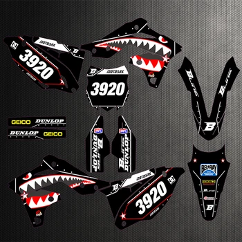 

Motorcycle stickers custom complete tool graphics background decal sticker quantity luster for teamKXF250 KX250F 13-16 2015