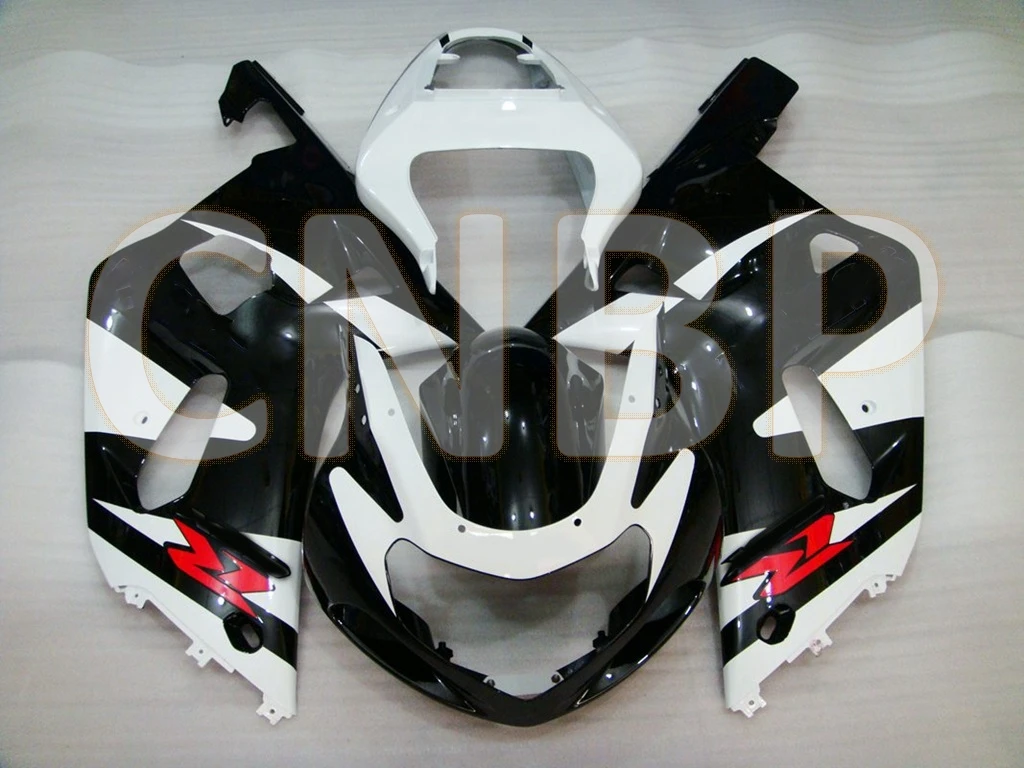 GSX-R1000 2000 - 2003 K1 K2 кузов GSXR600 Черный Белый Abs обтекатель GSX-R600 2001 обтекатели |